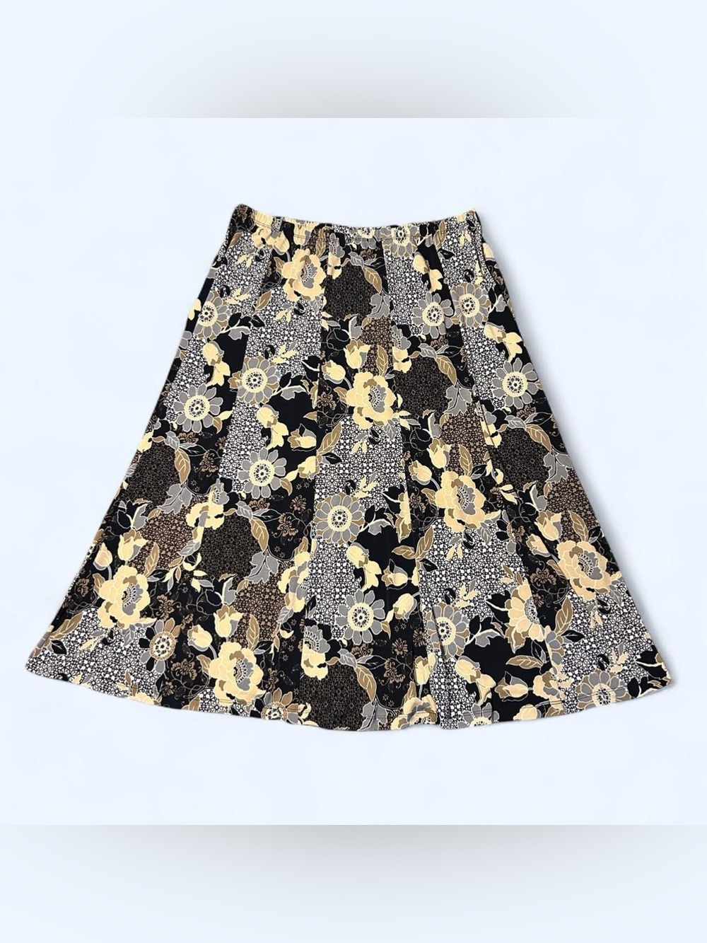 Y2K Fairy Brown Floral Skirt by JM Collection!